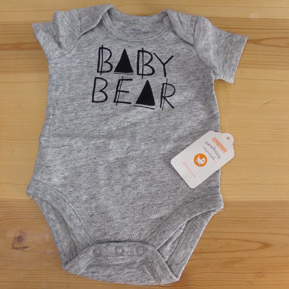 Gymboree Newborn Essentials Baby Bear Body Suit